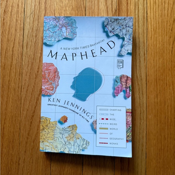 Other - Maphead by Ken Jennings - Light Blue Cover